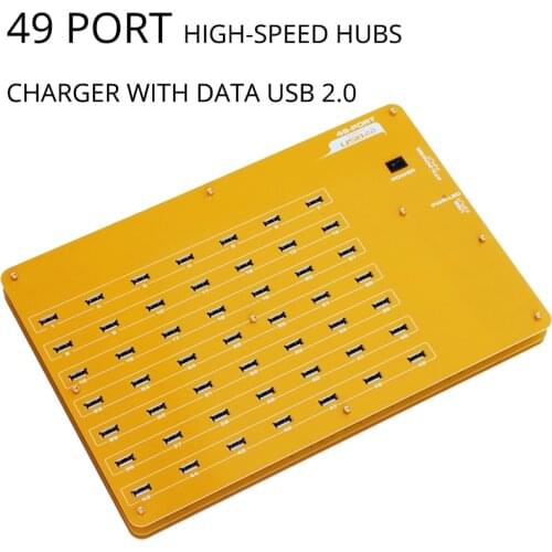 Industrial Grade 49 Port High-Speed Hubs/Charger With Data Transmission USB 2.0 For Windows/Mac OS/Linux/Phone 1pc