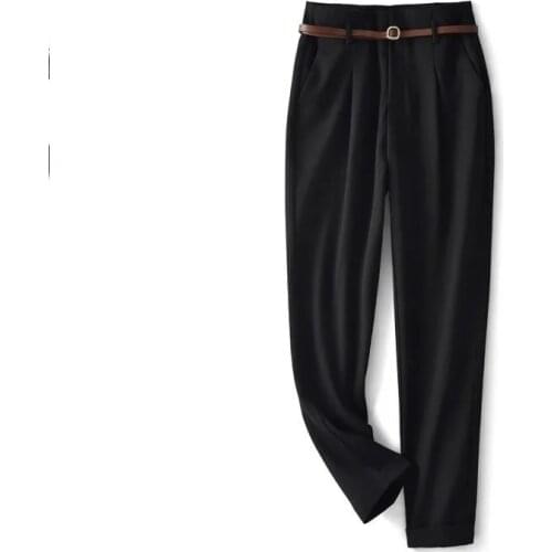 High Waist Commuter Tapered Versatile Nine-point Pants 2021 Summer New Fashion Design Sense Professional Pants