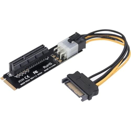 R58A External Graphics Card X4 Notebook External Graphics Adapter Board PCIe3.0 X4 Riser Cable for Laptop1060ti + Graphics