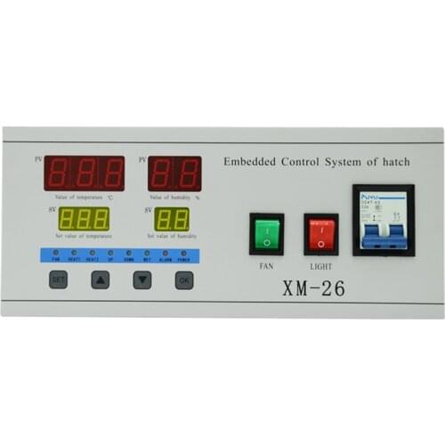 XM-26 Egg Incubator Controller For Industrial Incubator Full Automatic Control with Temperature Humidity Sensor