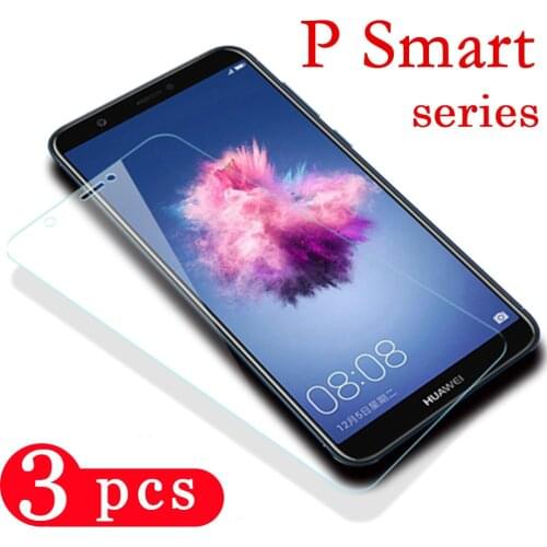 3Pcs for huawei p smart plus 2020 2019 2018 tempered glass p smart pro Z S phone screen protector protective film smartphone