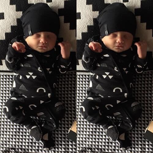 Winter Pudcoco 2020 Newborn Infant Baby Boy Girl Zip Long Sleeve Romper Jumpsuit Clothes Outfits