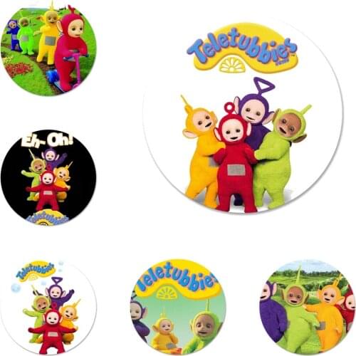 Teletubbies Icons Pins Badge Decoration Brooches Metal Badges For Clothes Backpack Decoration 58mm