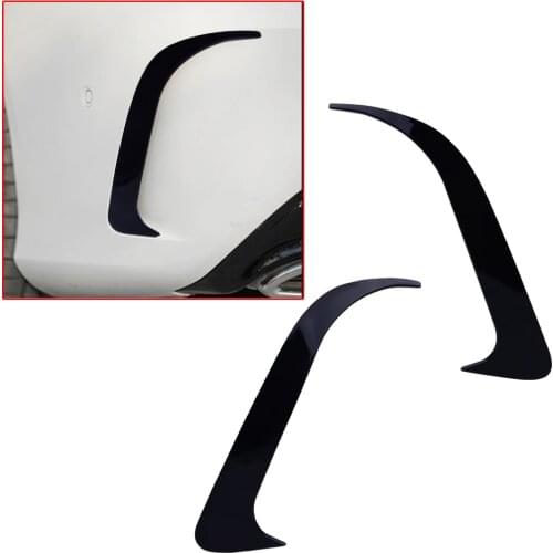 1Pair Car Glossy Black Rear Air Vent Trim Cover Fit for Benz W117 CLA250/200 CLA45 2014 2015 2016 2017 2018