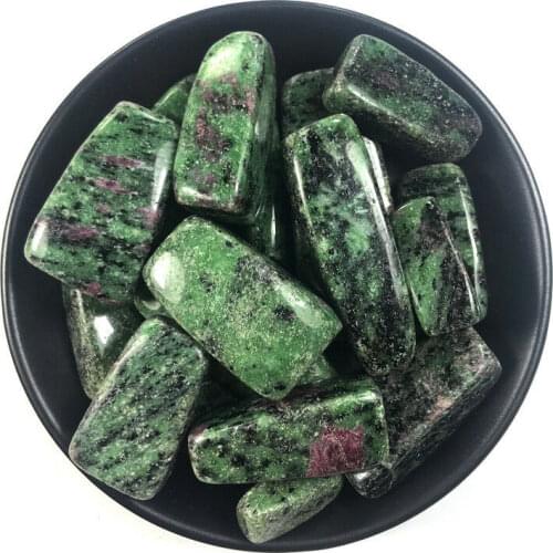 100g Natural Red and Green Treasure Natural Sand Gravel Degaussing Ore Crystal Natural Stones and Minerals