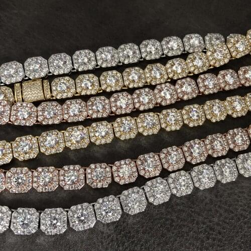 11 mm sparkle CUBIC ZIRCONIA NECKLACE