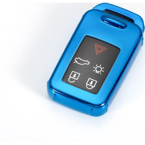 Beautiful New Soft TPU Car Remote Key Case For Volvo XC90 C70 S60 D5 V50 S40 C30 car style Full cover Shell protector Accessorie