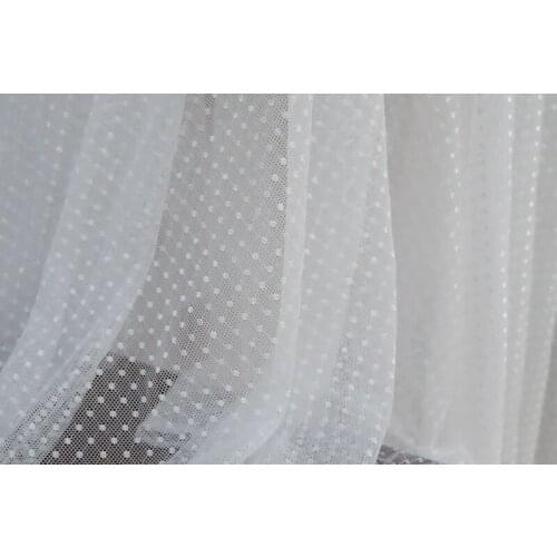 GLace 3M/Lot 150CM high quality mesh gauze point stretch fabric handmade DIY clothing accessories veil decoration TX1582