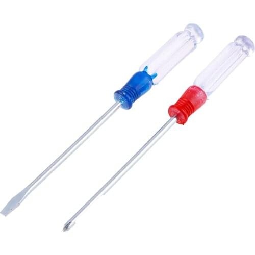 5Pcs 3*75mm Crystal Clear Small Screwdriver Phillips Screwdriver For Phone Repair Hand Tool