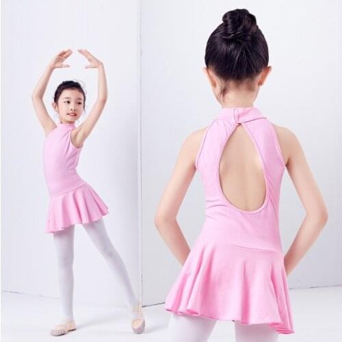 Girls Ballet Dancing Dress Childrens Dress Kindergarten Performs Dance Dress Exercise Ballet Suit Gymnastics Dress D0765