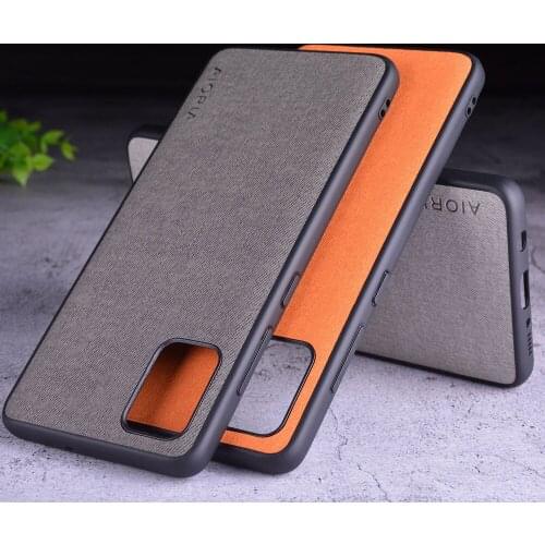 Case for Samsung galaxy Note 10 Note 10 Lite Note 10 Plus Note 9 Note 8 Textile fabric design phone capa cover case