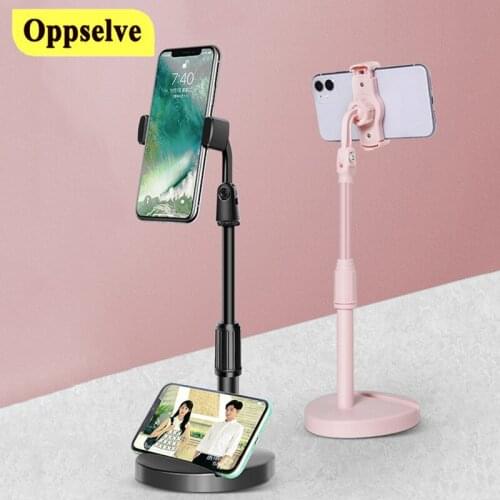 2 in 1 Mobile Phone Holder Tablet Stand Mount 360 Degree Rotate Holder for Desktop Shoot Video Oval Base Phone for iPhone Xiaomi