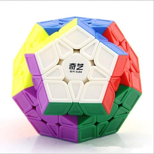 Adult Puzzle Cube toy Magic Cube 12 sides 3x3 Puzzle Magic cubo QiYi 3x3 Speed cube Toy