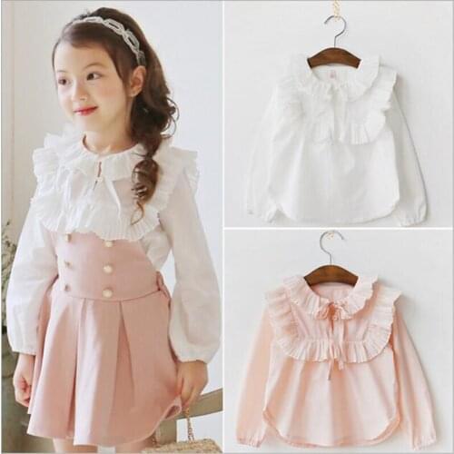 Hot school Girls Clothing Sets Kids Clothes Sets Outfits Children Casual shirt+skirt set 2-7y toddler girls clothing