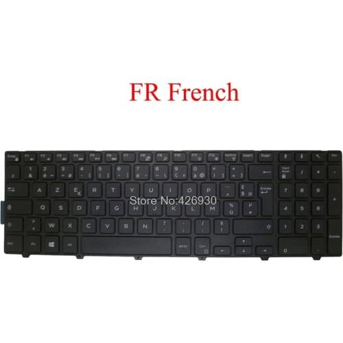 FR Keyboard For DELL For Inspiron 15 3541 3542 3543 5542 5545 5547 5551 5552 5555 5557 5558 5559 5759 7557 0MXMJ3 MXMJ3 French
