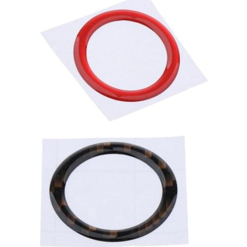 Engine Start Stop Button 2pcs Cover Ring Trim Sticker For Bmw E90 E60 E70