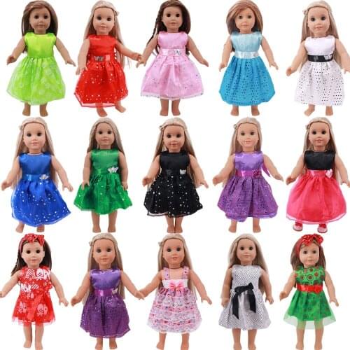 Doll Clothes Veil For 18 Inch American Doll&43 Cm Reborn New Baby,Our Generation Doll Accessories Multiple Color,Christmas Gifts