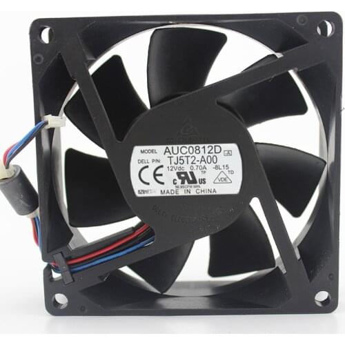 Brand new original AUC0812D TJ5T2-A00 12V 0.7A 8025 8cm chassis cooling fan