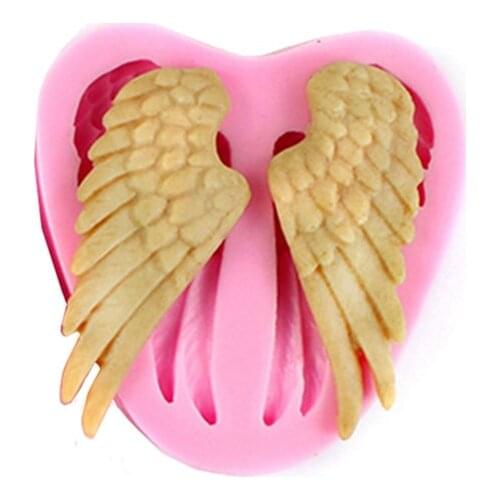 1PCS Wings Shape Silicone Cake Tools, Fondant Mold, For Chocolate, Cookie, Ice & DIY Cake Decorating,C062