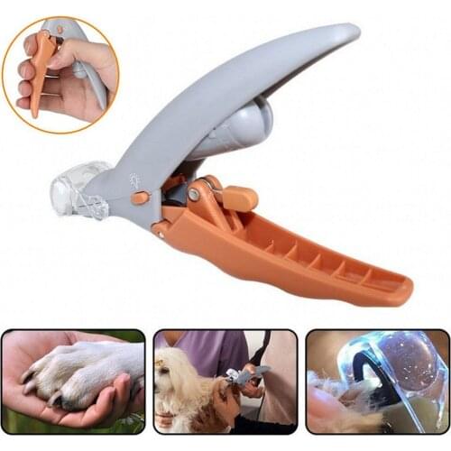 2020 New Pet Dog Nail Clipper Scissors Puppy Cat Nail Toe Claw Clippers Scissor LED Light Nail Trimmer For Animals Pet Supplies
