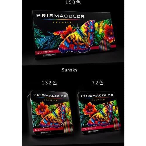 USA 72 132 150 color original Prismacolor Premier art oily pencil 4.0MM soft big core Sanford Prismacolor pencil artist pencil