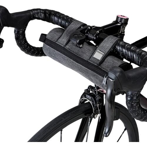 MTB Mountain Bike Handlebar Bag Cycling Top Tube Bag Bicycle Front Frame Strap-on Storage Bag Cycling Bike Accessories