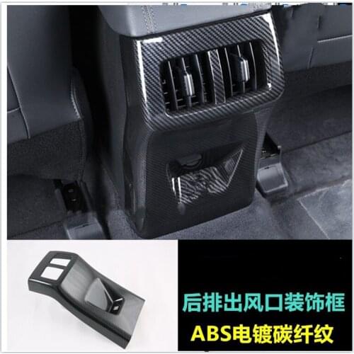 For Hyundai IX35 2020 High-quality ABS carbon fiber pattern rear Air outlet patch, anti-scratch Car Accessories