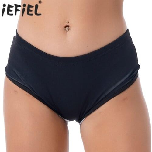 Women Elastic Waistband Mid Waist Underwear Letter Print Leggings Gym Sport Hot Pants Solid Color Panty for Lingerie Night