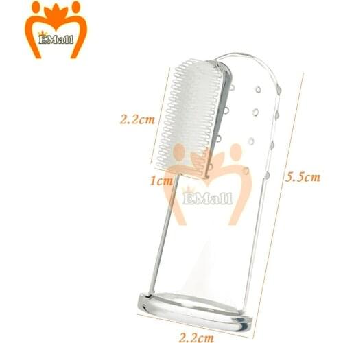 1pc Rubber Pet Finger Toothbrush Dog Toys Silicone Glove for Dogs and Cats Clean Teeth Pet Accessories