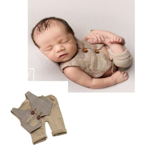 2021 Newborn Baby Boy Costume Photography Props Photo Outfits Boy Shoot Studio Accessories Set For Baby Costume Photography