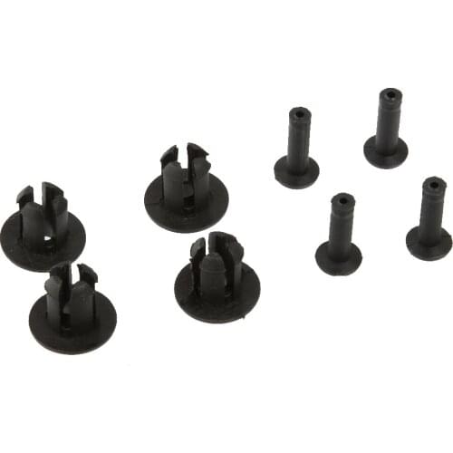 30PCS Nylon Push-Type Automotive Clips Rivet Retainer Fender Bumper Fasteners Clips