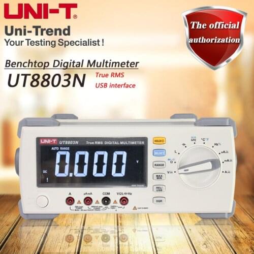 UNI-T UT8803N Automatic Range True RMS Benchtop Digital Multimeter; electronic and electrician maintenance universal meter