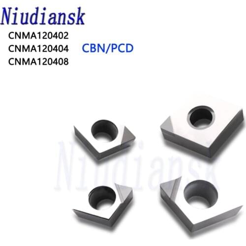 CNMA120402 CNMA120404 CNMA120408 CBN PCD Diamond Inserts External Turning Tool CNC Lathe cutter Tool Blade for MCLNR /L Holder