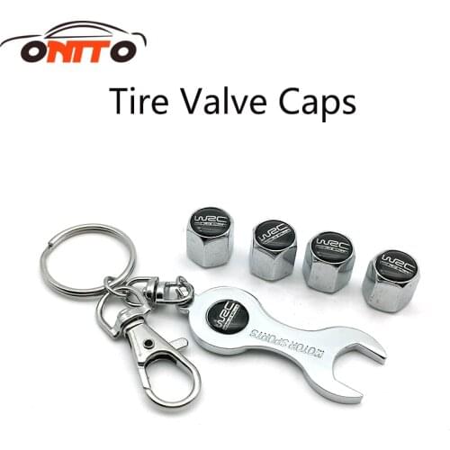 4Pcs/Set Car Tire Valve Caps Dust Cover Wheel Tyre Air Valve Caps for WRC Carolla Camry Reiz Sienna prius Land Cruiser Rav4