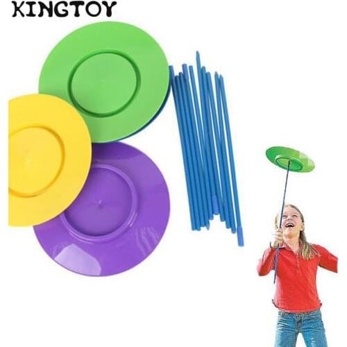 3 Set Spin Juggling Plates Acrobatic Turntable Boomerang Toy Flying Disc Indoor Outdoor Games Toys 1707960