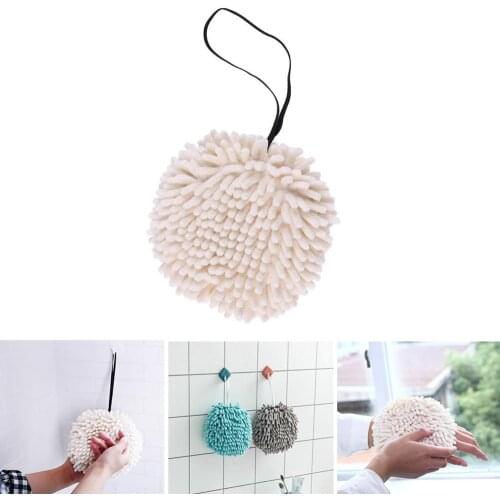 Kitchen Hanging Towels Soft Absorbent Chenille Quick Dry Hand Bath Hand Wipe Towels Bathroom Washcloths Handkerchief