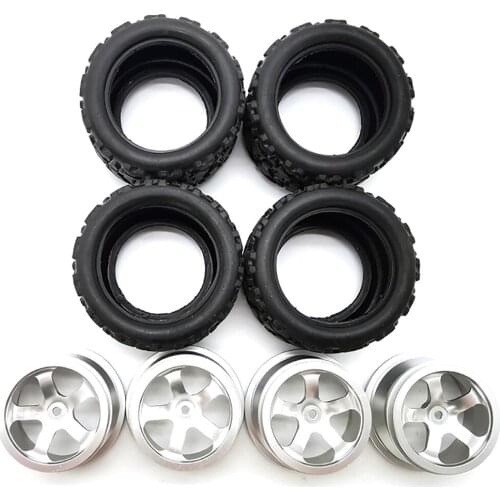 Metal Wheel Hub Wheel Skins Cover Set for HS 18301 18302 18311 18312 18321 18322 RC Car Modified Model Toy Accessories