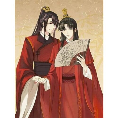 Mo Dao Zu Shi DIY 11CT Cross Stitch Embroidery Kits Craft Needlework Set Cotton Thread Printed Canvas Home Decoration Design