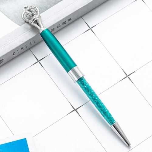 New Metal ballpoint pen Hollow love cute signature business office gift pen Stationery office & school