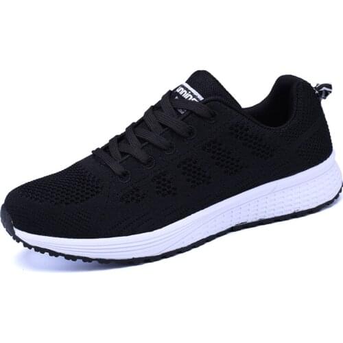 New 2019 Women Sport Shoes White Running Shoes Female Stability Athletic Fitness Sneakers Jogging Trainers Light Soft Chaussures