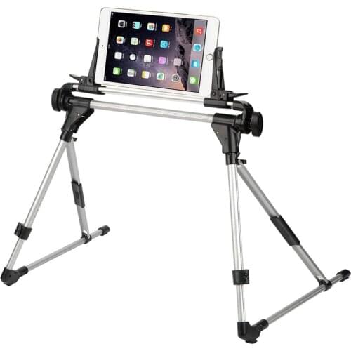 Tablet Stand Phone Holder Adjustable Lazy Bed Floor Desk Tripod Foldable Desktop Mount for IPhone IPad Kindle Galaxy Tab Support