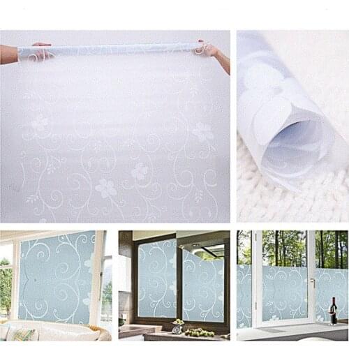 45x100cm Bathroom Sliding Doors Toilet Translucent Window Film Paper Self-Adhesive Opaque Decoration Glass Sticker Fensterfolie