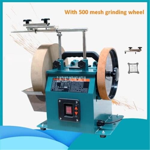 SCM8101 Electric Sharpening Machine Low Speed Grinder Polishing Machine 10 Inch Desktop Grinding Machine 110V/220V 370W 95r/min