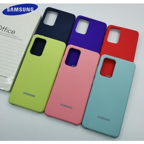 Samsung Galaxy A52 A72 A32 S20FE Silky Liquid Silicone Case Soft-Touch Back Protective Cover Galaxy S21 S20 Plus Note 20 Ultra