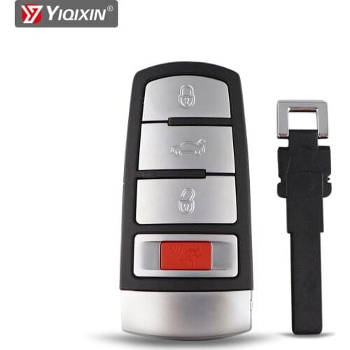 YIQIXIN 4 Buttons Smart Remote Key Keyless Case Fob For VW For Volkswagen Passat B6 3C B7 Magotan CC 2006-2015 Car Key Shell