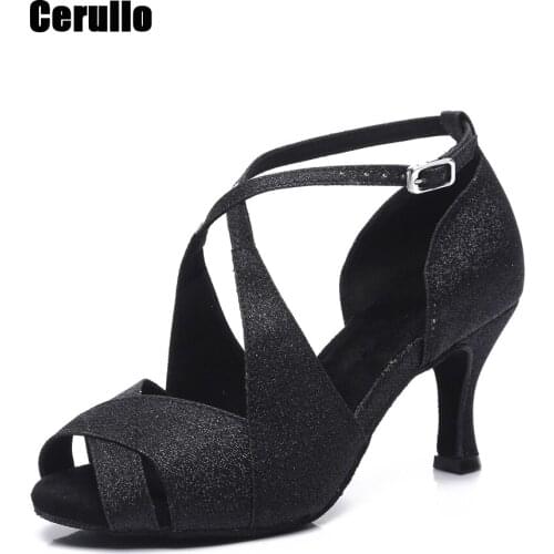 Sneakers Tango Shoes Latin Dance Shoes For Women Medium Heels Modern Ballroom/Waltz/Salsa Dancing Shoes Womens Shoes Soft A287