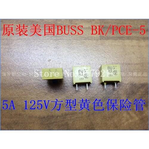 [ZOB] The United States Bussmann BUSS BK/PCE-5 5A 125V pin type fuse / fuse --20PCS/LOT