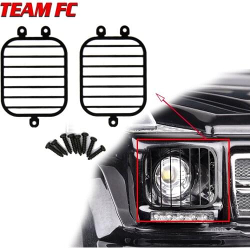 1pair TRAXXAS TRX-4 G500 TRX-6 G63 6X6 metal headlight protection cover Lampshade tail lampshade Protective cover