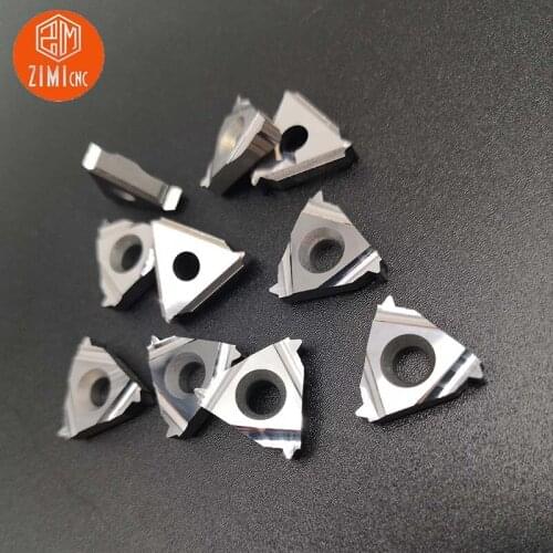 10pcs16ER 14W K15 Carbide Insert Thread Inserts Indexable Inserts CNC Lathe Turning Tools for SNR/SER/SNR Aluminum Turning Tools