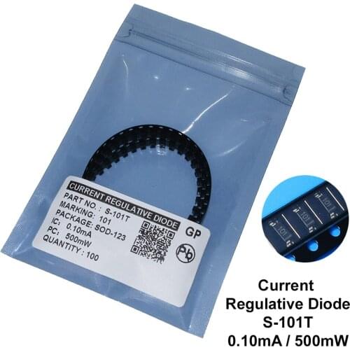 100PCS/LOT S-101T 0.1MA SMD SOD-123 CRD / CURRENT REGULATIVE DIODE NEW Free shipping